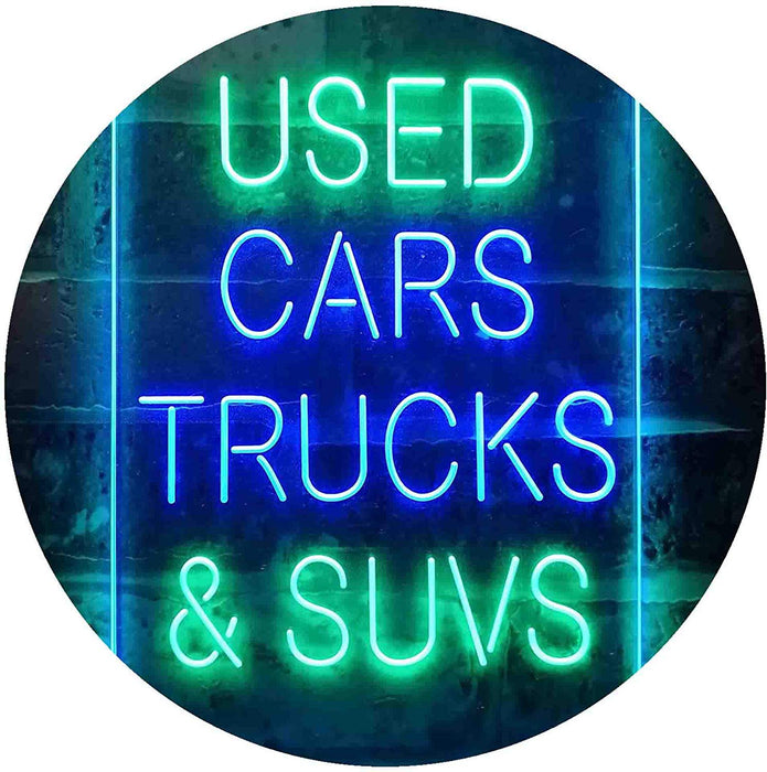 Used Cars Trucks SUVs LED Light Sign - Way Up Gifts