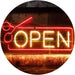 Scissors Open Barber Salon Hair Cuts LED Light Sign - Way Up Gifts