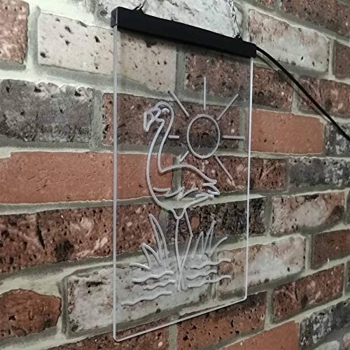 Tropical Decor Flamingo Sun LED Light Sign - Way Up Gifts