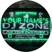 Personalized Music DJ Zone DJ Gift LED Light Sign - LED Gift Works