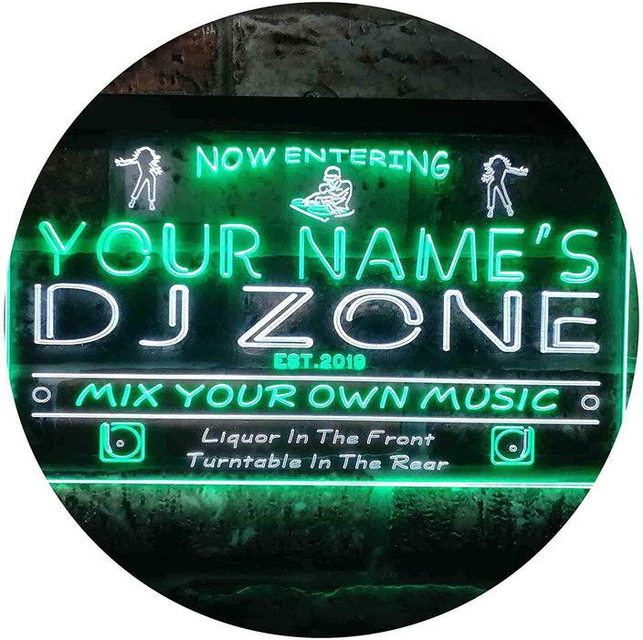 Personalized Music DJ Zone DJ Gift LED Light Sign - Way Up Gifts