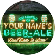 Personalized Home Brew Beer Ale Bar LED Light Sign - LED Gift Works