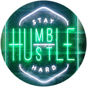 Stay Humble Hustle Hard LED Light Sign - LED Gift Works