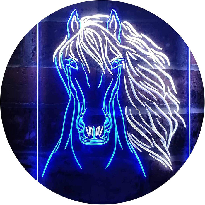 Horse Head LED Light Sign - Way Up Gifts
