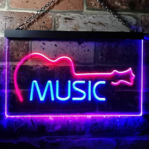 Guitar Instruments Music LED Light Sign - Way Up Gifts