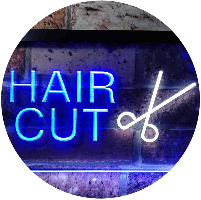 Barber Salon Hair Cut LED Light Sign - Way Up Gifts