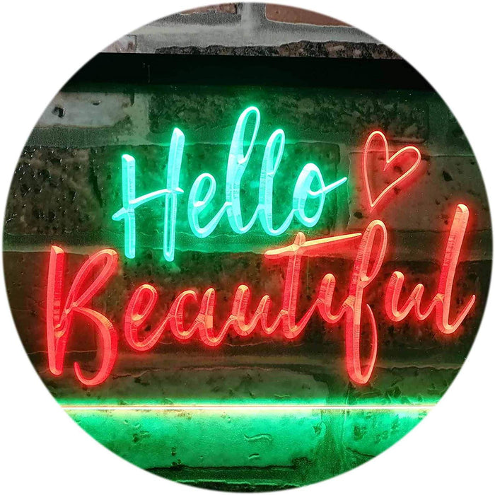 Hello Beautiful LED Light Sign - Way Up Gifts