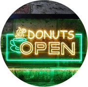 Donuts Open LED Light Sign - LED Gift Works