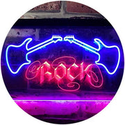 Guitars Rock Music LED Light Sign - LED Gift Works