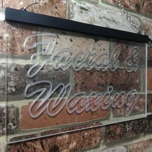 Facial Waxing LED Light Sign - Way Up Gifts