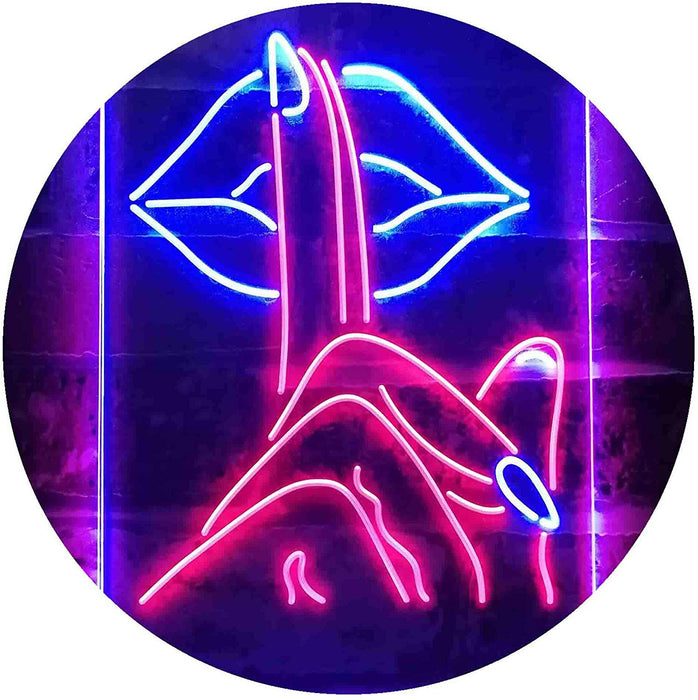Finger Nail On Lip Beauty Salon LED Light Sign - Way Up Gifts