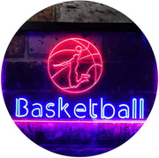 Sports Man Cave Basketball LED Light Sign - LED Gift Works