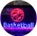 Sports Man Cave Basketball LED Light Sign - Way Up Gifts