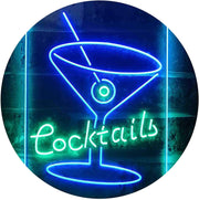 Cocktails LED Light Sign - LED Gift Works