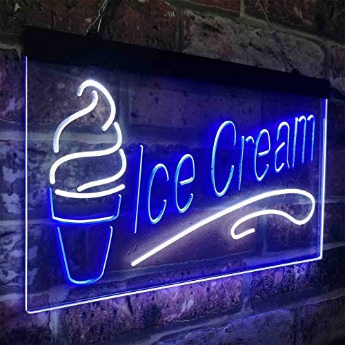 Ice Cream LED Light Sign - LED Gift Works