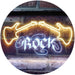 Guitars Rock Music LED Light Sign - Way Up Gifts