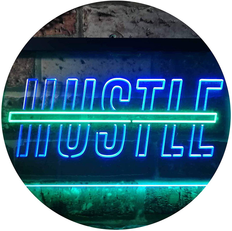 Hustle LED Light Sign - LED Gift Works