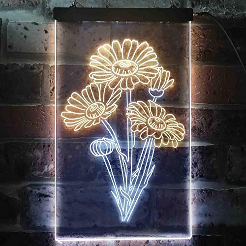 Daisy Flowers LED Light Sign - Way Up Gifts