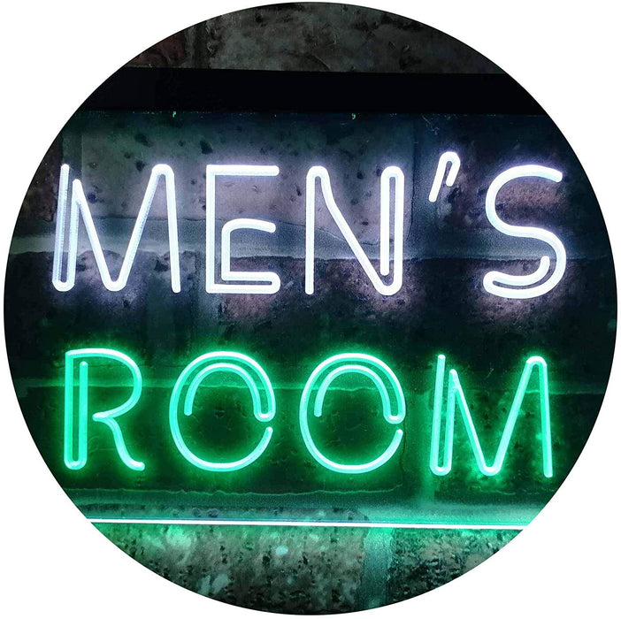 Bathroom Restroom Men's Room LED Light Sign - Way Up Gifts