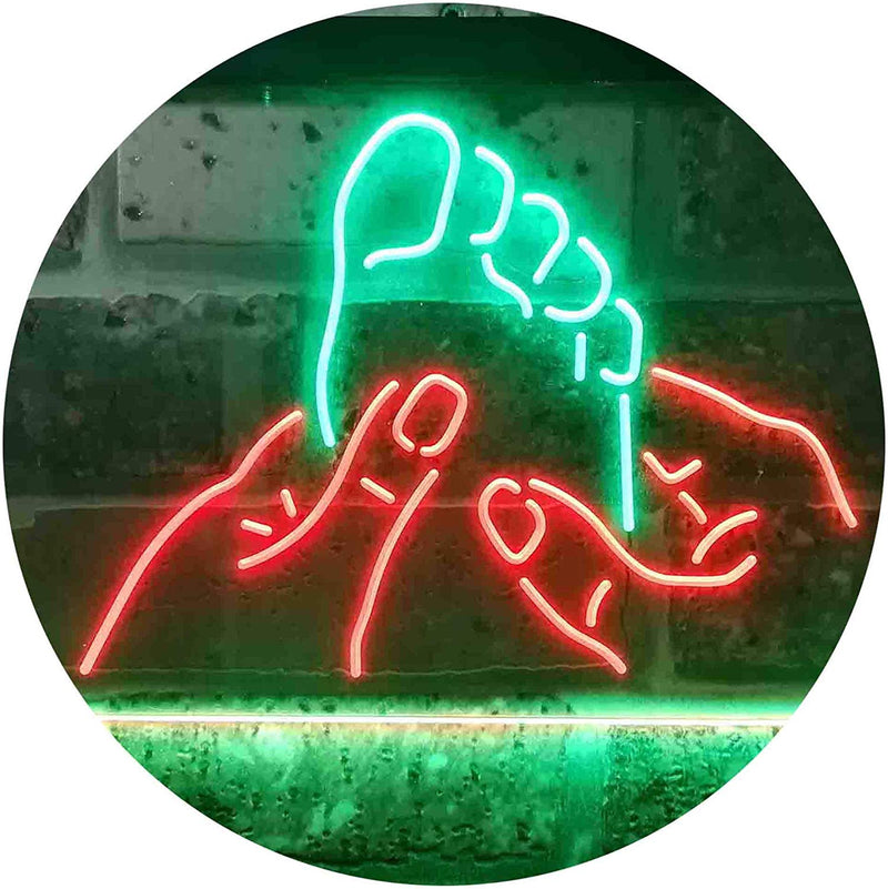 Foot Massage LED Light Sign - LED Gift Works