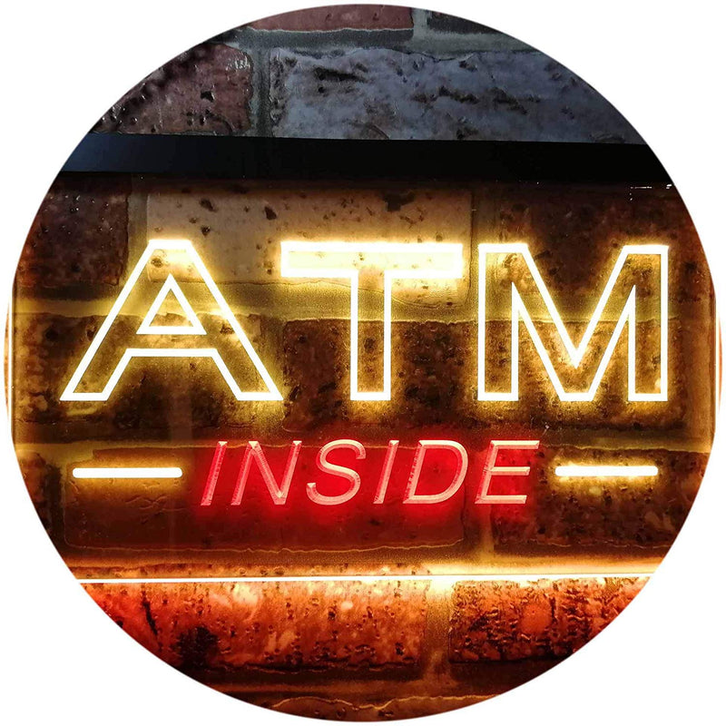 ATM Inside LED Light Sign - LED Gift Works