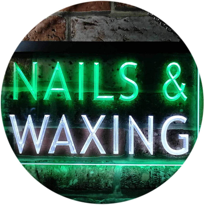 Beauty Salon Nails Waxing LED Light Sign - Way Up Gifts
