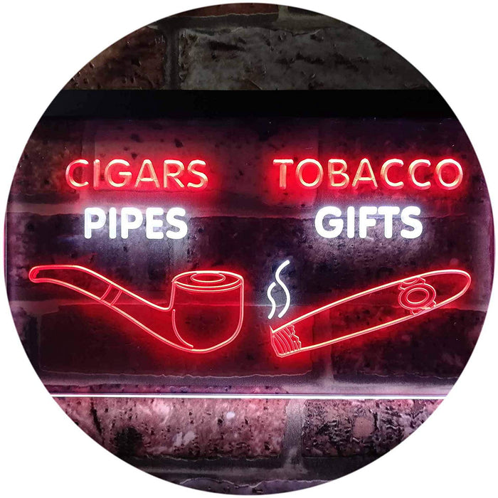 Cigar Pipes Tobacco Gifts LED Light Sign - Way Up Gifts