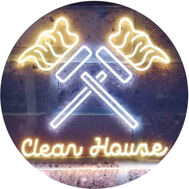Clean House Maid Services LED Light Sign - LED Gift Works