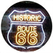 Historic Route 66 LED Light Sign - Way Up Gifts