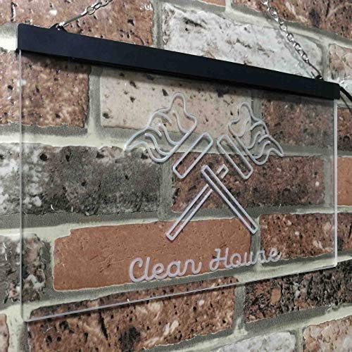 Clean House Maid Services LED Light Sign - LED Gift Works