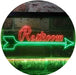 Right Arrow Restroom LED Light Sign - Way Up Gifts