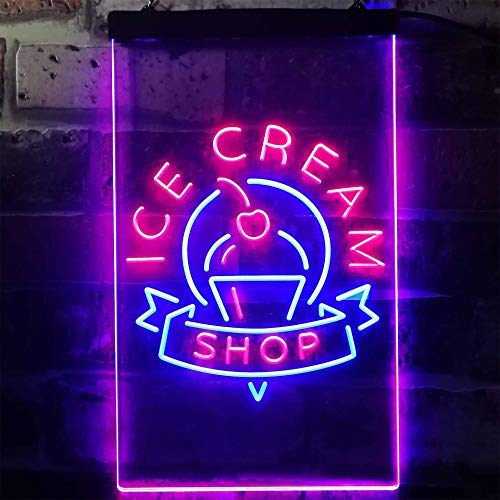 Ice Cream Shop LED Light Sign - Way Up Gifts