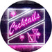 Cocktails LED Light Sign - Way Up Gifts