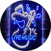 Cowboy Guitar Live Music LED Light Sign - Way Up Gifts
