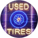 Auto Shop Car Garage Used Tires LED Light Sign - Way Up Gifts