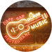 Guitar Cafe Bar Restaurant Live Music LED Light Sign - Way Up Gifts