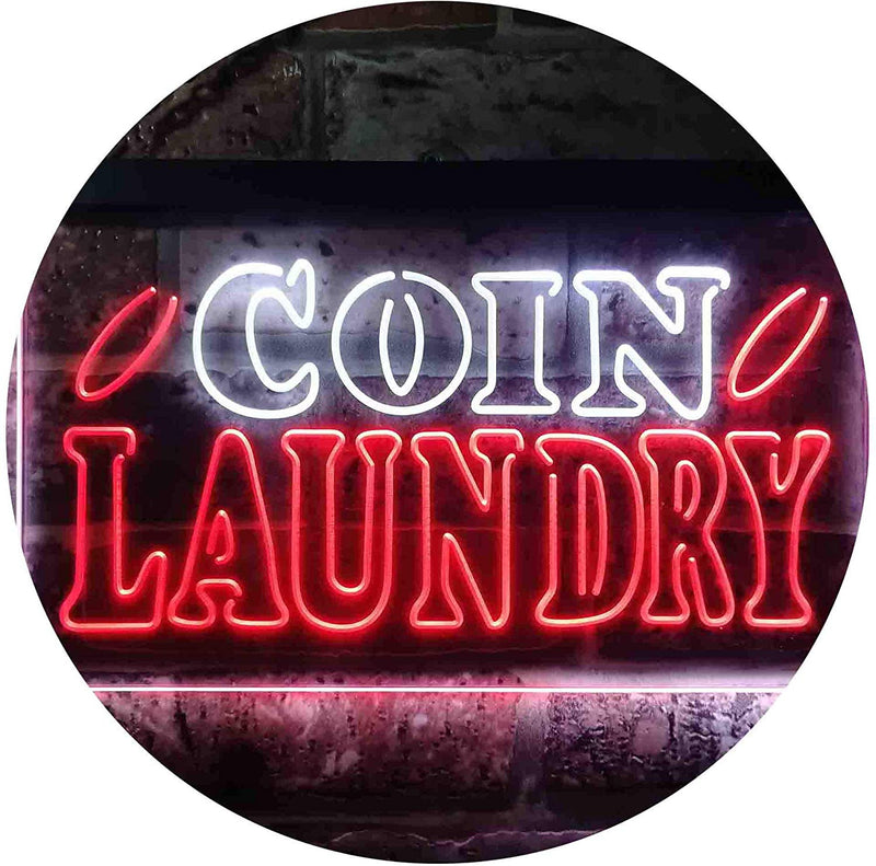 Laundromat Coin Laundry LED Light Sign - LED Gift Works