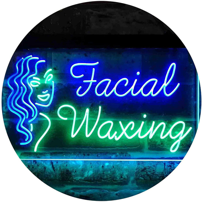 Facial Waxing LED Light Sign - Way Up Gifts
