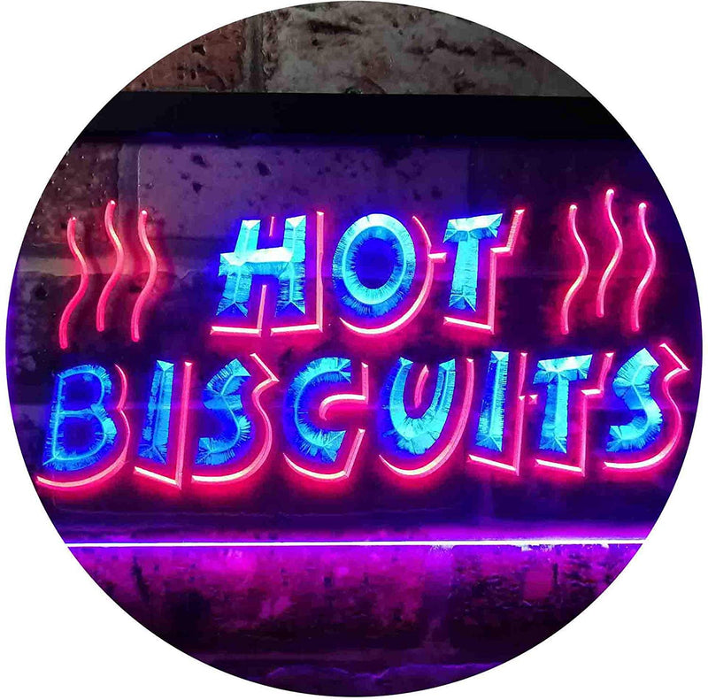 Hot Biscuits LED Light Sign - LED Gift Works