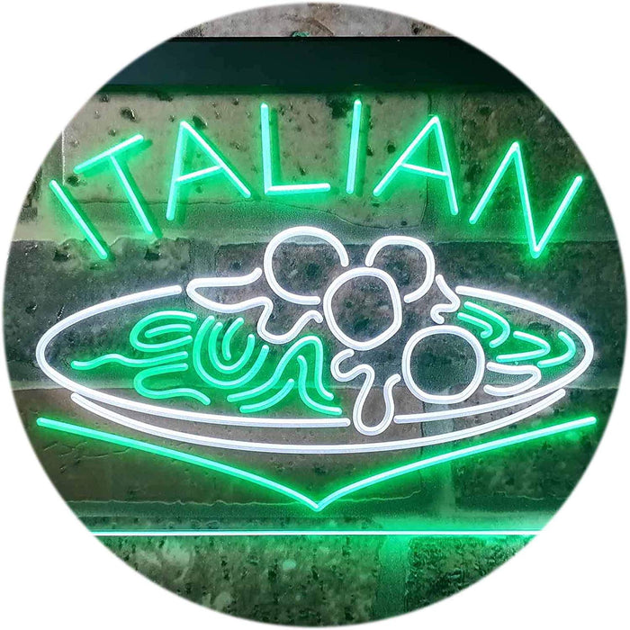 Spaghetti Meatballs Restaurant Italian Food LED Light Sign - Way Up Gifts