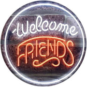 Welcome Friends LED Light Sign - LED Gift Works