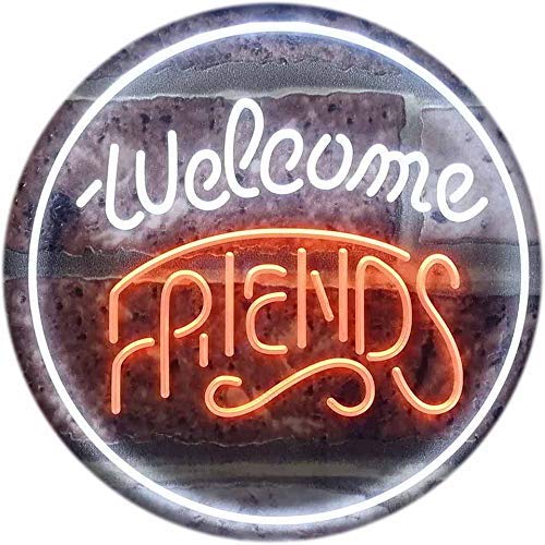Welcome Friends LED Light Sign - LED Gift Works