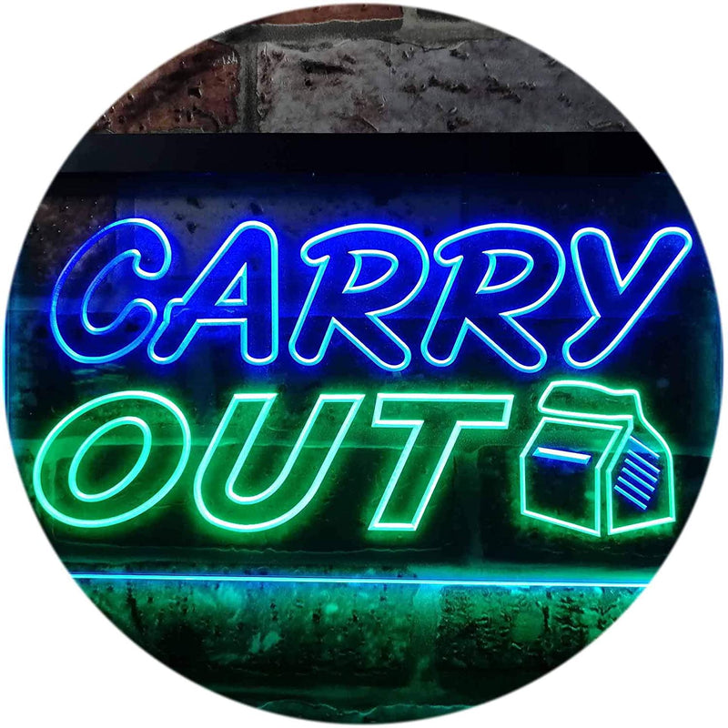 Food to Go Carry Out LED Light Sign - LED Gift Works
