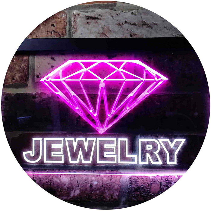 Diamonds Jewelry LED Light Sign - Way Up Gifts