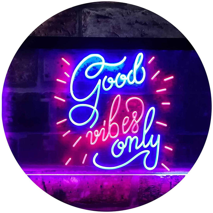 Good Vibes Only LED Light Sign - Way Up Gifts