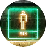 Men Bathroom Restroom LED Light Sign - LED Gift Works