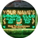 Personalized Social Club LED Light Sign - Way Up Gifts