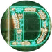 Family Name Letter D Monogram Initial LED Light Sign - Way Up Gifts