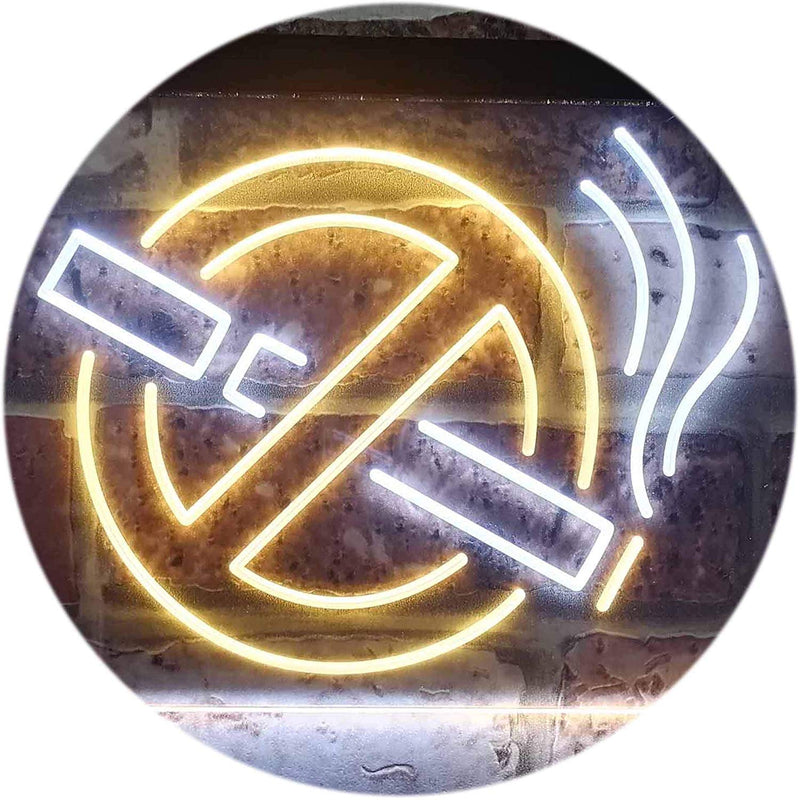 No Smoking LED Light Sign - LED Gift Works