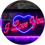 Heart I Love You LED Light Sign - LED Gift Works
